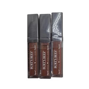 3X BURT'S BEES Liquid Lipstick SANDY SEAS # 801